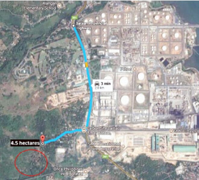 vicinity map bataan lot