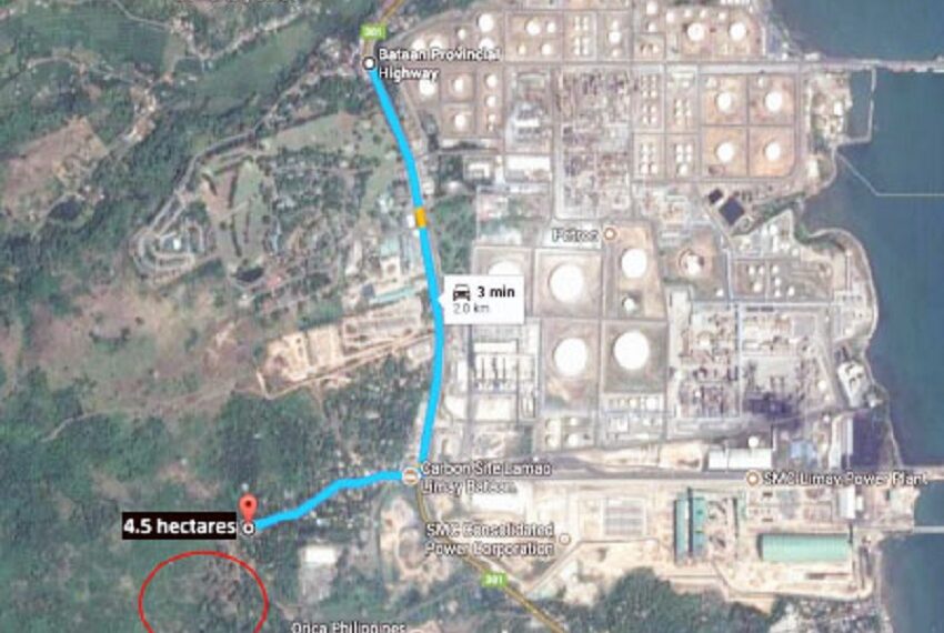 vicinity map bataan lot