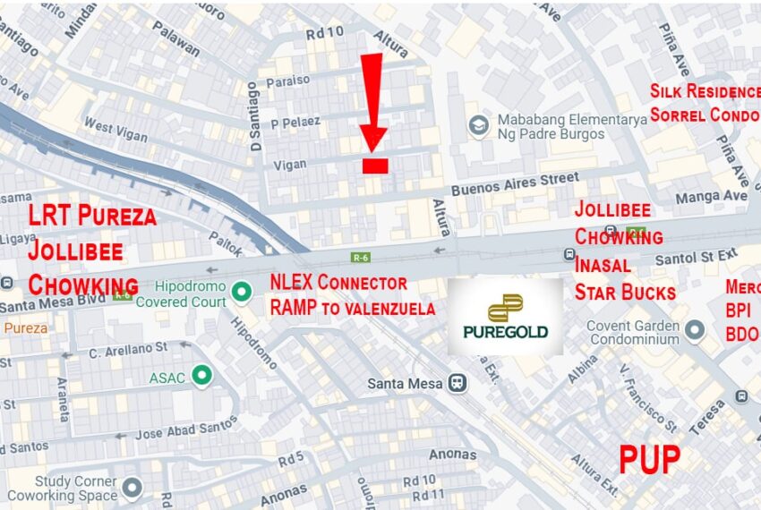 Vicinity Map Manila Lot Vigan